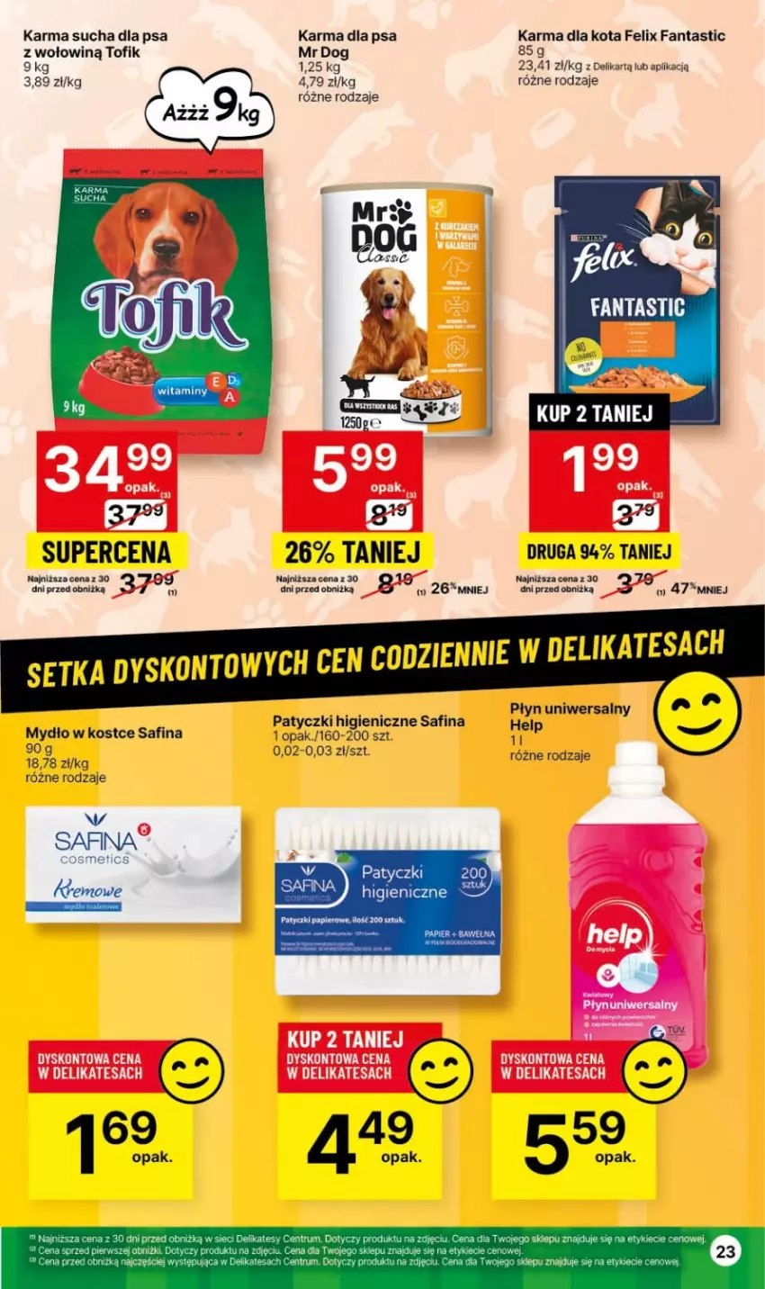 Gazetka promocyjna Delikatesy Centrum - NOWA GAZETKA Delikatesy Centrum od 11 stycznia! 11-17.01.2024 - ważna 11.01 do 17.01.2024 - strona 23 - produkty: Fa, Fanta, Felix, Mydło, Papier, Wełna