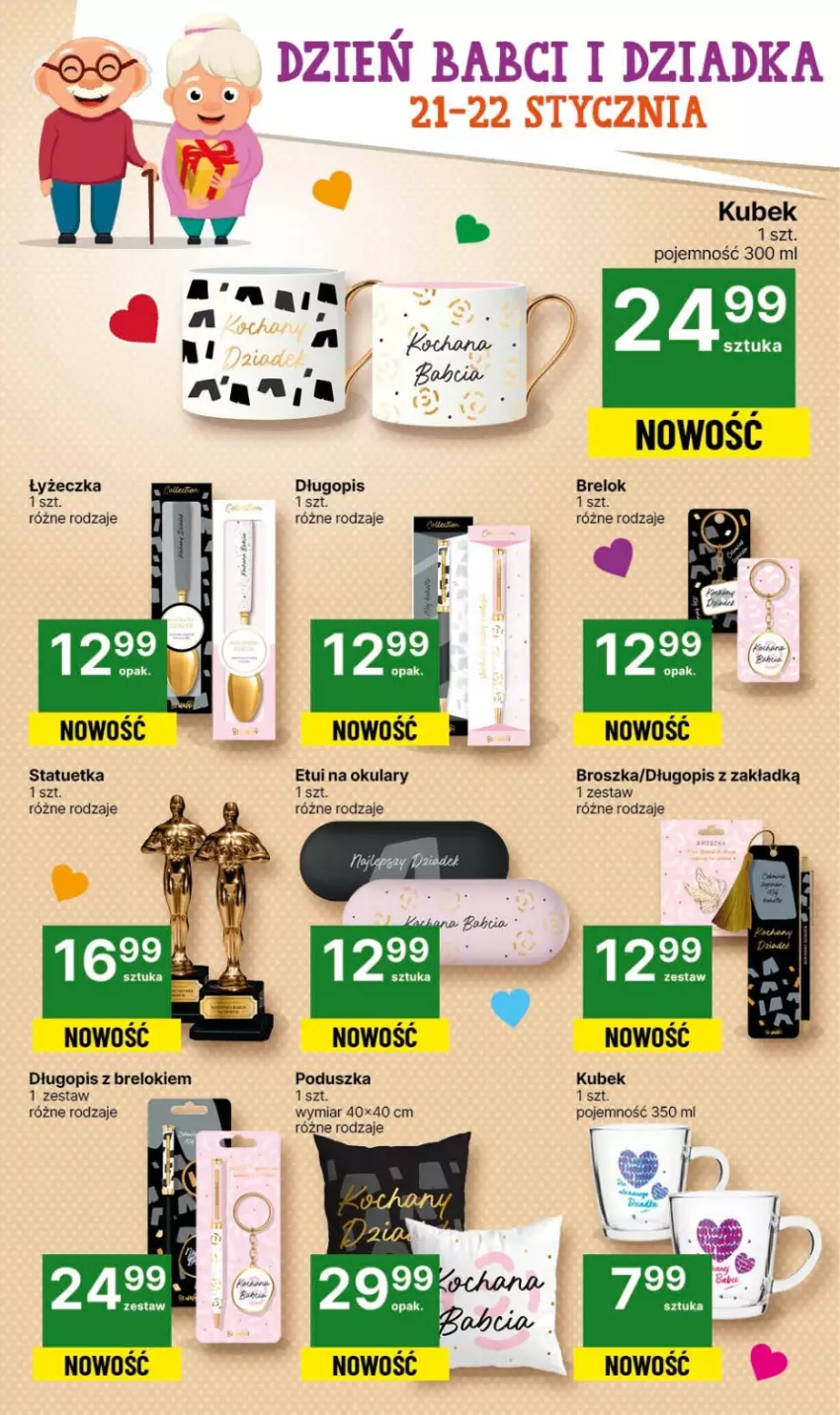 Gazetka promocyjna Delikatesy Centrum - NOWA GAZETKA Delikatesy Centrum od 11 stycznia! 11-17.01.2024 - ważna 11.01 do 17.01.2024 - strona 24 - produkty: Długopis, Fa, Kubek, Poduszka, Statuetka