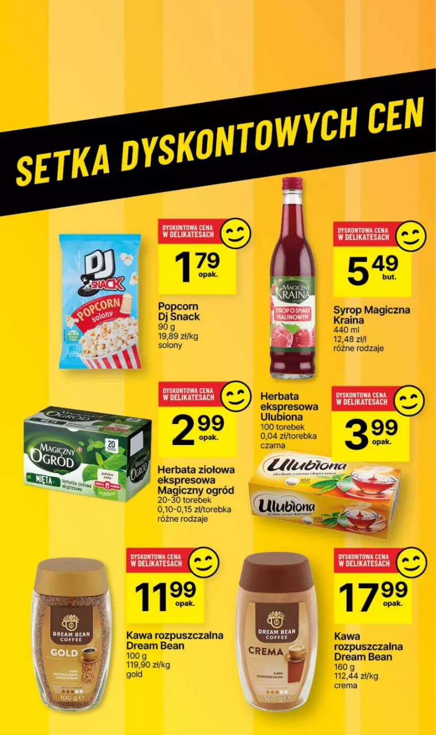 Gazetka promocyjna Delikatesy Centrum - NOWA GAZETKA Delikatesy Centrum od 11 stycznia! 11-17.01.2024 - ważna 11.01 do 17.01.2024 - strona 37 - produkty: Herbata, Kawa, Kawa rozpuszczalna, Ogród, Popcorn, Syrop, Torebka