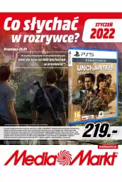 Gazetka promocyjna Media Markt - Gazetka Media Markt - Gazetka - ważna od 31.01 do 31.01.2022 - strona 1 - produkty: Ser, Gin, Gra, Uncharted, Razer, Helio, Fa