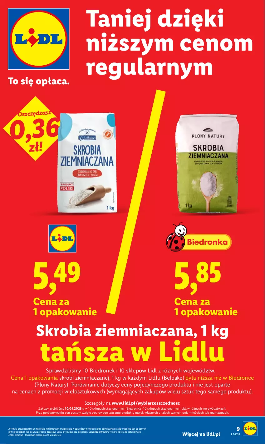 Gazetka promocyjna Lidl - Gazetka ważna od 16.04 do 18.04 - ważna 16.04 do 18.04.2026 - strona 9 - produkty: Dron, Gra, Por, Rama, Skrobia ziemniaczana