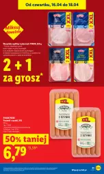 Gazetka promocyjna Lidl - Gazetka ważna od 16.04 do 18.04 - Gazetka - ważna od 18.04 do 18.04.2026 - strona 23 - produkty: Pur, Parówki, Parówki z szynki, PIKOK