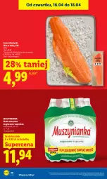Gazetka promocyjna Lidl - Gazetka ważna od 16.04 do 18.04 - Gazetka - ważna od 18.04 do 18.04.2026 - strona 26 - produkty: Mus, Muszynianka, Woda mineralna, Woda, Magnez