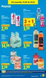 Gazetka promocyjna Lidl - Gazetka ważna od 16.04 do 18.04 - Gazetka - ważna od 18.04 do 18.04.2026 - strona 67 - produkty: Mus, Gra, Ananas, Napoje, Fortuna, Napój gazowany, Tymbark, Smoothie, Oshee, Woda, Gres, Mango, Napój, Magnez, Fa