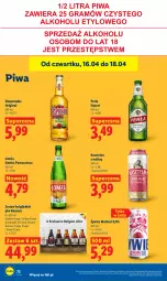 Gazetka promocyjna Lidl - Gazetka ważna od 16.04 do 18.04 - Gazetka - ważna od 18.04 do 18.04.2026 - strona 72 - produkty: Piwa, Por, Gin, Kasztelan, Desperados, Perła, LG