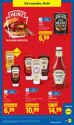 Gazetka promocyjna Lidl - Gazetka ważna od 16.04 do 18.04 - Gazetka - ważna od 18.04 do 18.04.2026 - strona 79 - produkty: Ketchup, Sos, Tera, Heinz, Fa