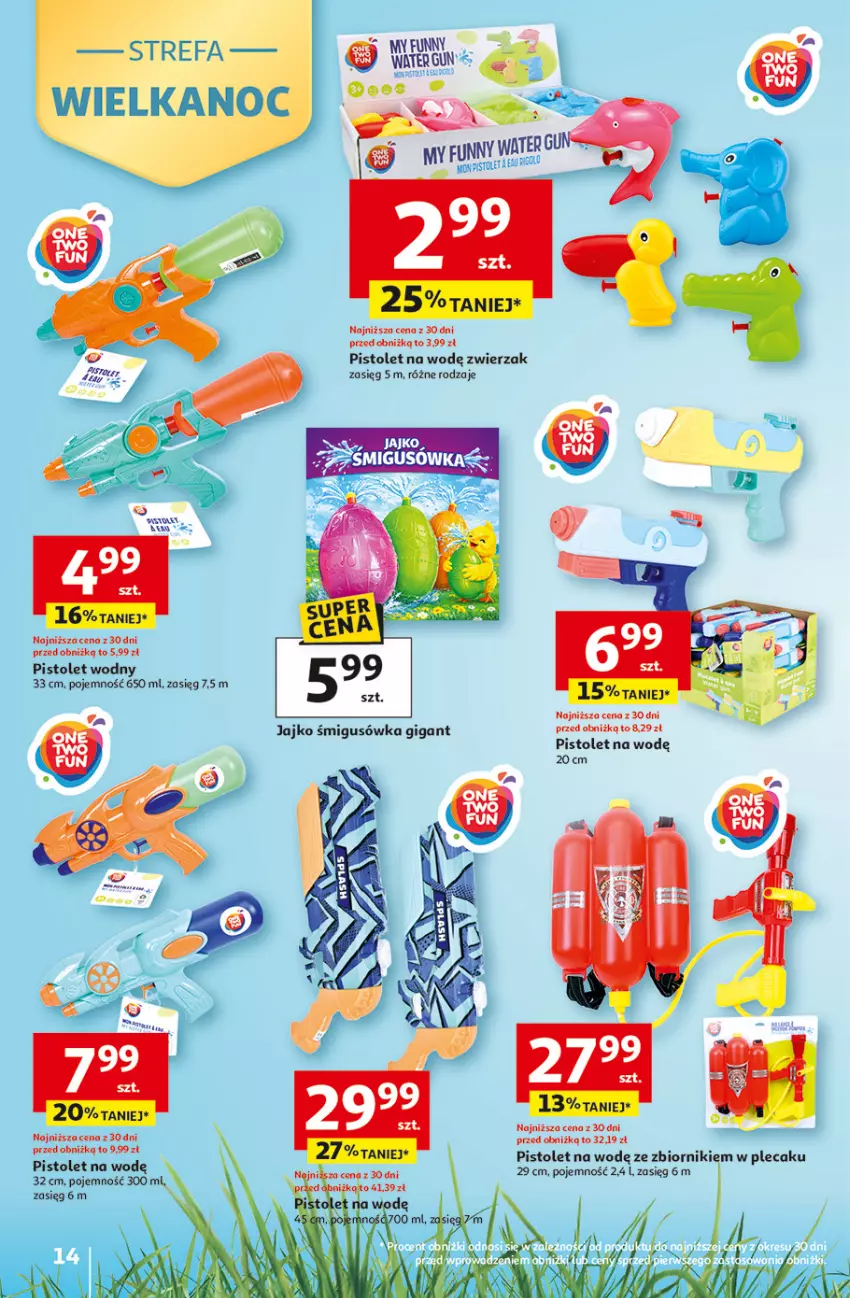 Gazetka promocyjna Auchan - Gazetka 30 Lat Hipermarket Auchan - ważna 12.03 do 18.03.2026 - strona 14 - produkty: Fa, Pistolet, Plecak