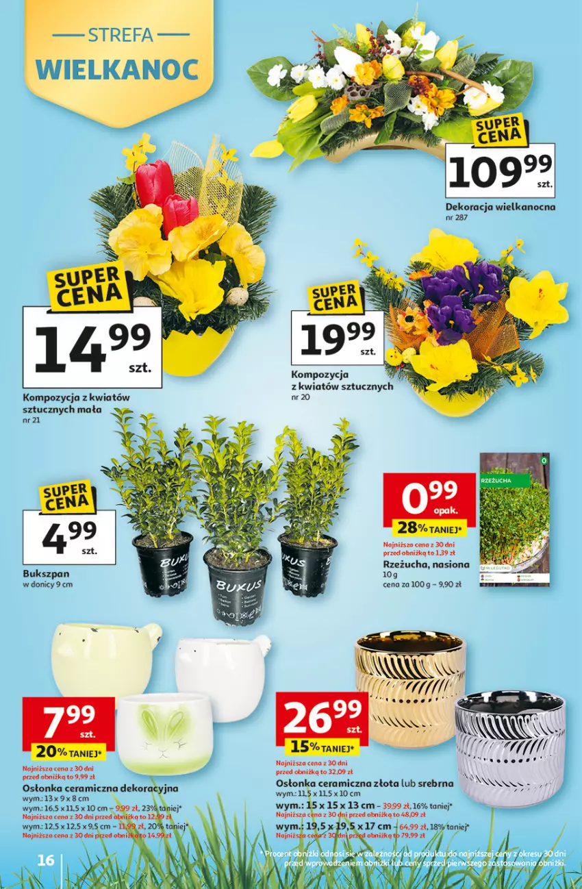 Gazetka promocyjna Auchan - Gazetka 30 Lat Hipermarket Auchan - ważna 12.03 do 18.03.2026 - strona 16 - produkty: Osłonka, Rzeżucha