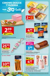 Gazetka promocyjna Auchan - Gazetka 30 Lat Hipermarket Auchan - Gazetka - ważna od 18.03 do 18.03.2026 - strona 26 - produkty: Polędwica, Hummus, Krakus, Ser, Mus, Gra, Salami, Kiełbaski śląskie, Parówki, Szynka konserwowa, Szynka, Boczek