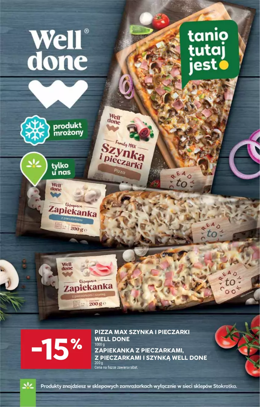 Gazetka promocyjna Stokrotka - Supermarket - ważna 27.11 do 03.12.2025 - strona 37 - produkty: Piec, Pieczarka, Pizza, Szynka, Zapiekanka