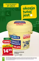 Gazetka promocyjna Stokrotka - Supermarket - Gazetka - ważna od 03.12 do 03.12.2025 - strona 8 - produkty: Masło klarowane, POLMLEK, Masło, HP