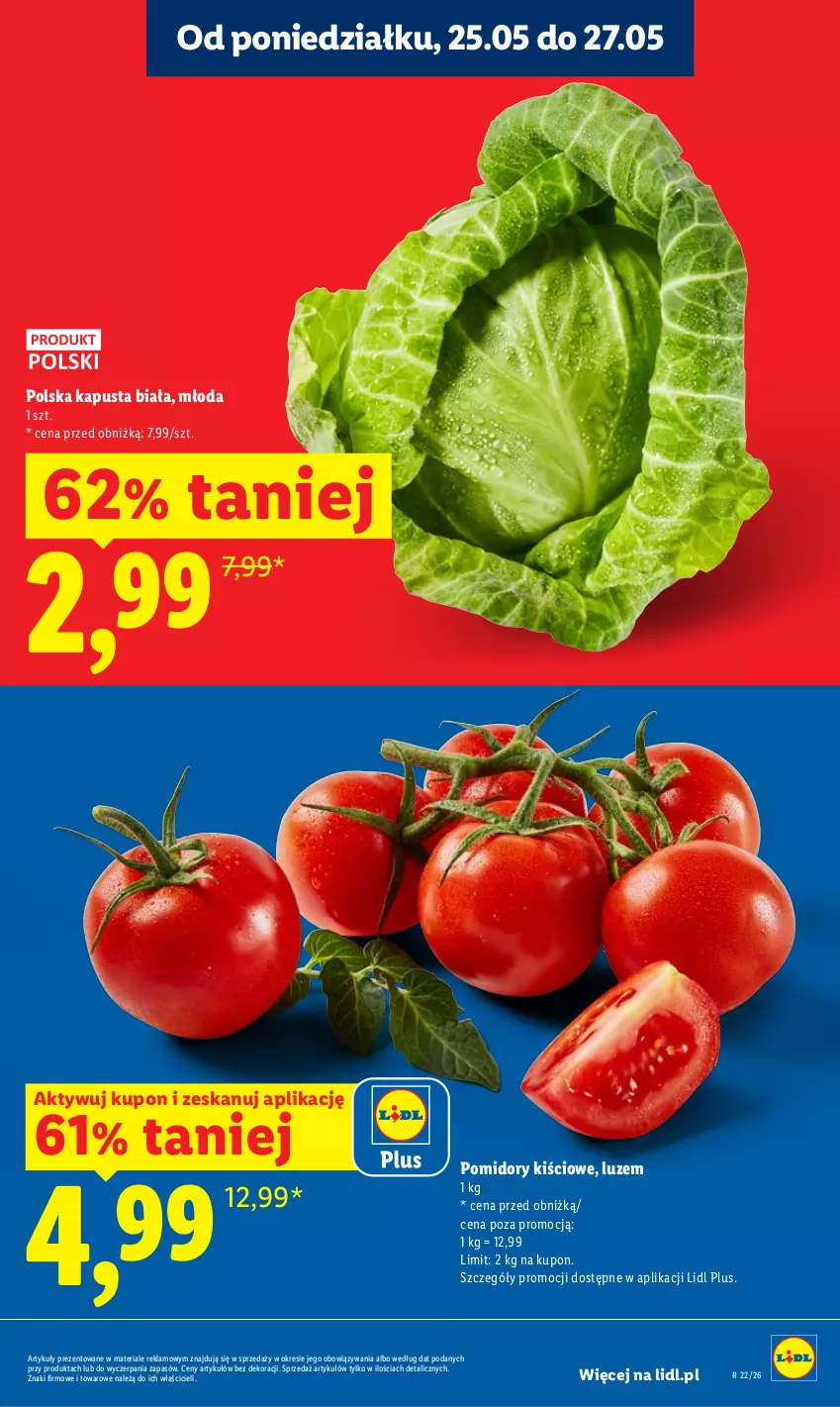 Gazetka promocyjna Lidl - Gazetka ważna od 25.05 do 27.05 - ważna 25.05 do 27.05.2026 - strona 19 - produkty: Pomidory