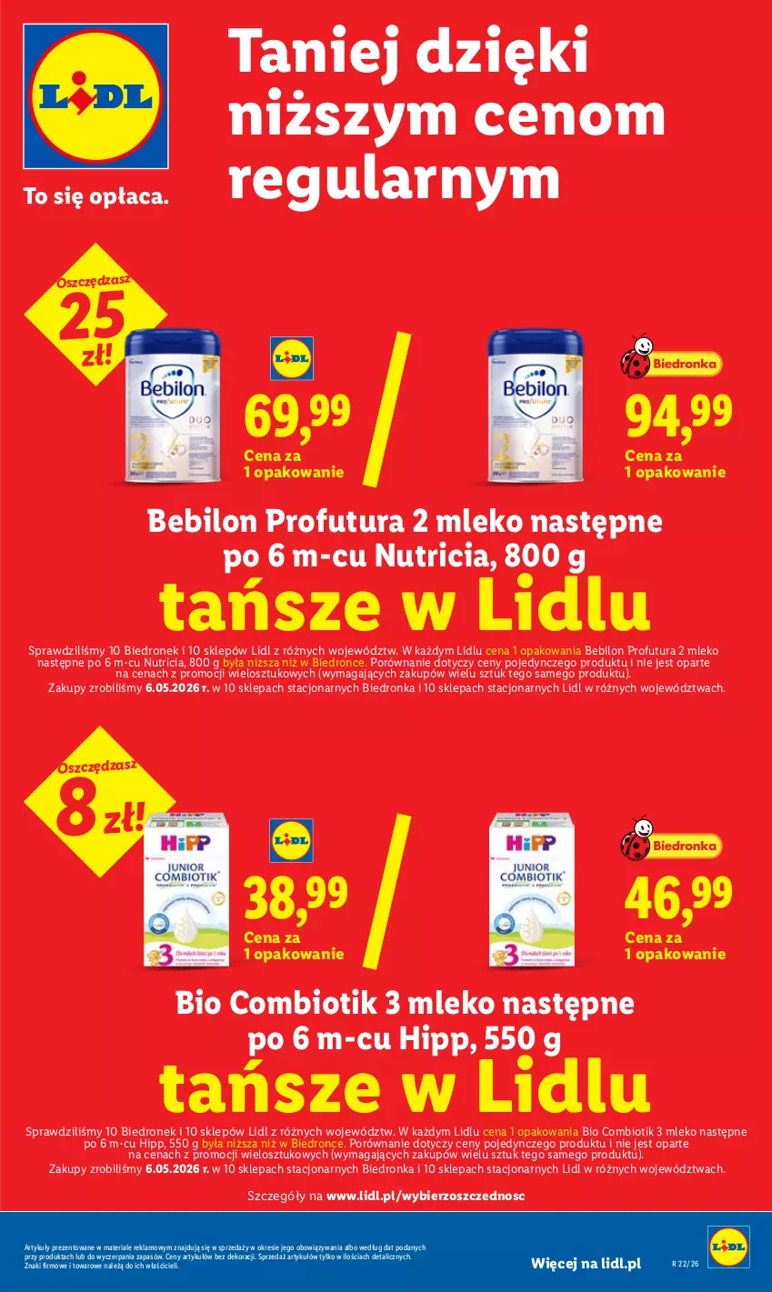 Gazetka promocyjna Lidl - Gazetka ważna od 25.05 do 27.05 - ważna 25.05 do 27.05.2026 - strona 27 - produkty: BEBILON, Dron, HiPP, Mleko, O nas, Por