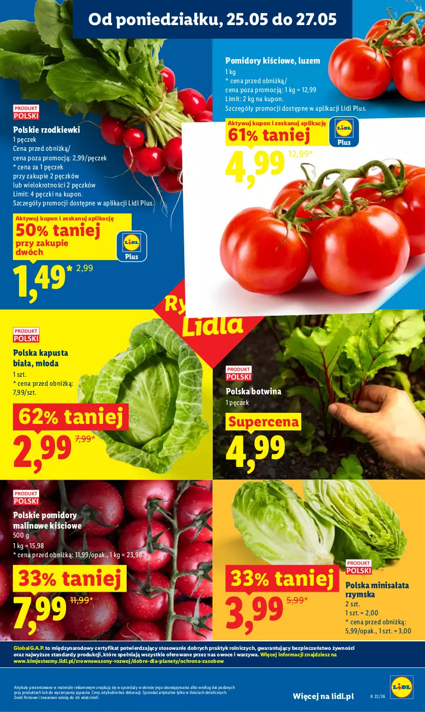 Gazetka promocyjna Lidl - Gazetka ważna od 25.05 do 27.05 - ważna 25.05 do 27.05.2026 - strona 35 - produkty: LG, Owoce, Piec, Pomidory, Sałat, Warzywa, Wazon