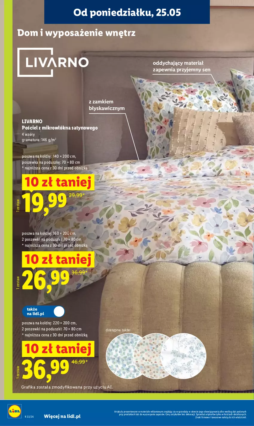 Gazetka promocyjna Lidl - Gazetka ważna od 25.05 do 27.05 - ważna 25.05 do 27.05.2026 - strona 40 - produkty: Gra, Grafika, Ivar, Pościel, Poszewka, Rama