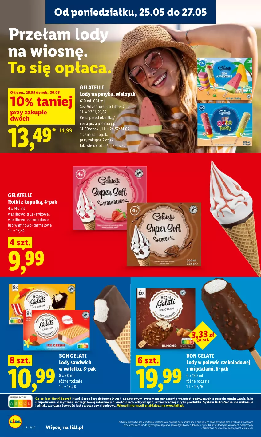 Gazetka promocyjna Lidl - Gazetka ważna od 25.05 do 27.05 - ważna 25.05 do 27.05.2026 - strona 66 - produkty: Lody