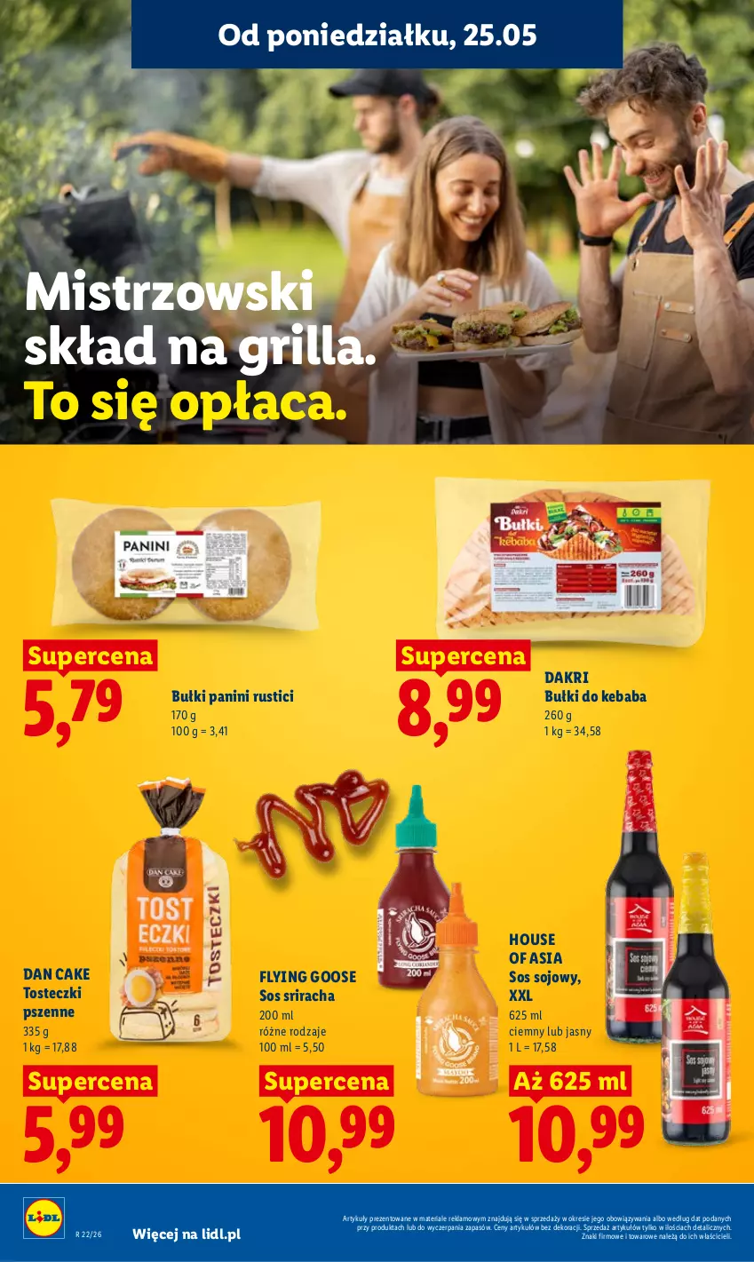 Gazetka promocyjna Lidl - Gazetka ważna od 25.05 do 27.05 - ważna 25.05 do 27.05.2026 - strona 88 - produkty: Dan Cake, Grill, House of Asia, Kebab, Rust, Sos, Sos sojowy