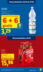 Gazetka promocyjna Lidl - Gazetka ważna od 25.05 do 27.05 - Gazetka - ważna od 27.05 do 27.05.2026 - strona 23 - produkty: Mus, Gra, Coca-Cola, Muszynianka, Woda mineralna, Woda