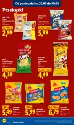 Gazetka promocyjna Lidl - Gazetka ważna od 25.05 do 27.05 - Gazetka - ważna od 27.05 do 27.05.2026 - strona 78 - produkty: Ser, Lajkonik, Gry, Chipsy, Chrupki, Precelki, Fa