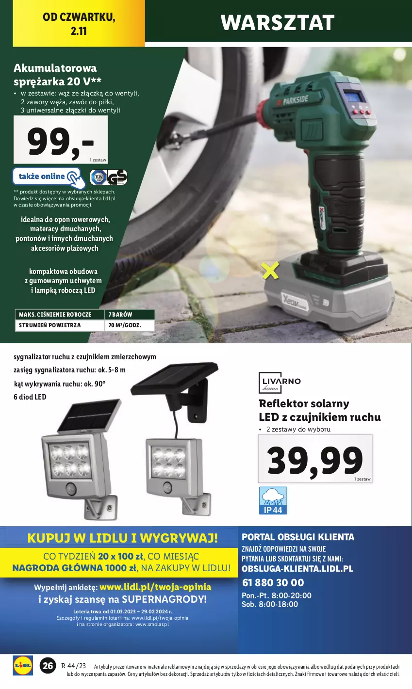 Gazetka promocyjna Lidl - GAZETKA - ważna 30.10 do 04.11.2023 - strona 30 - produkty: Akumulator, Gry, Materac, Mola, Rower, Rum, Tera