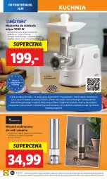 Gazetka promocyjna Lidl - GAZETKA - Gazetka - ważna od 04.11 do 04.11.2023 - strona 20 - produkty: Sok, Ser, Por, Maszynka do mielenia, Kuchnia, Młynek, Szynka, Pieprz, Maszynka, Zelmer, Mięta