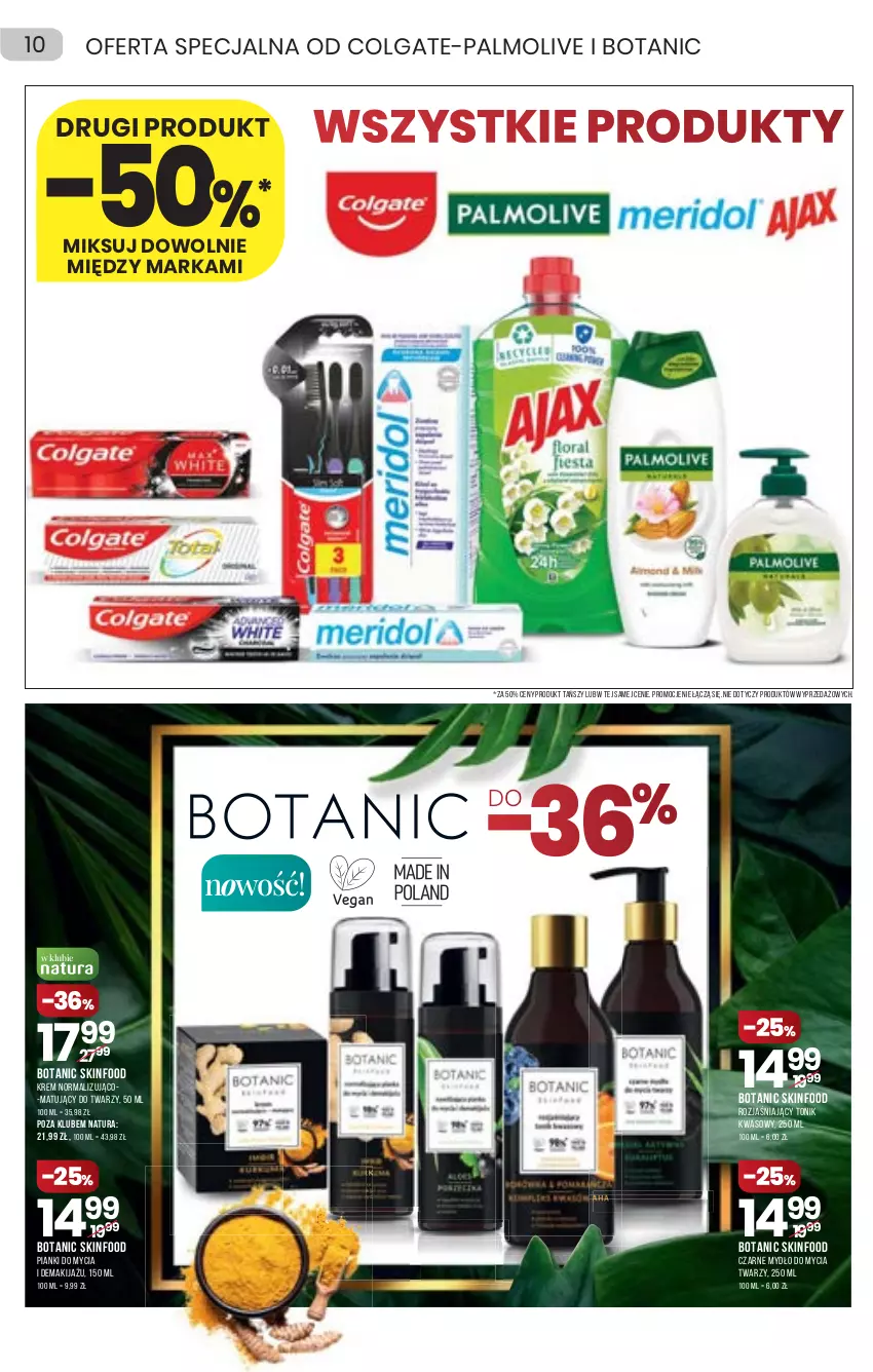 Gazetka promocyjna Drogerie Natura - Gazetka Drogerie Natura - ważna 15.07 do 28.07.2021 - strona 10 - produkty: Makijaż, Mydło, SKINFOOD, Tonik