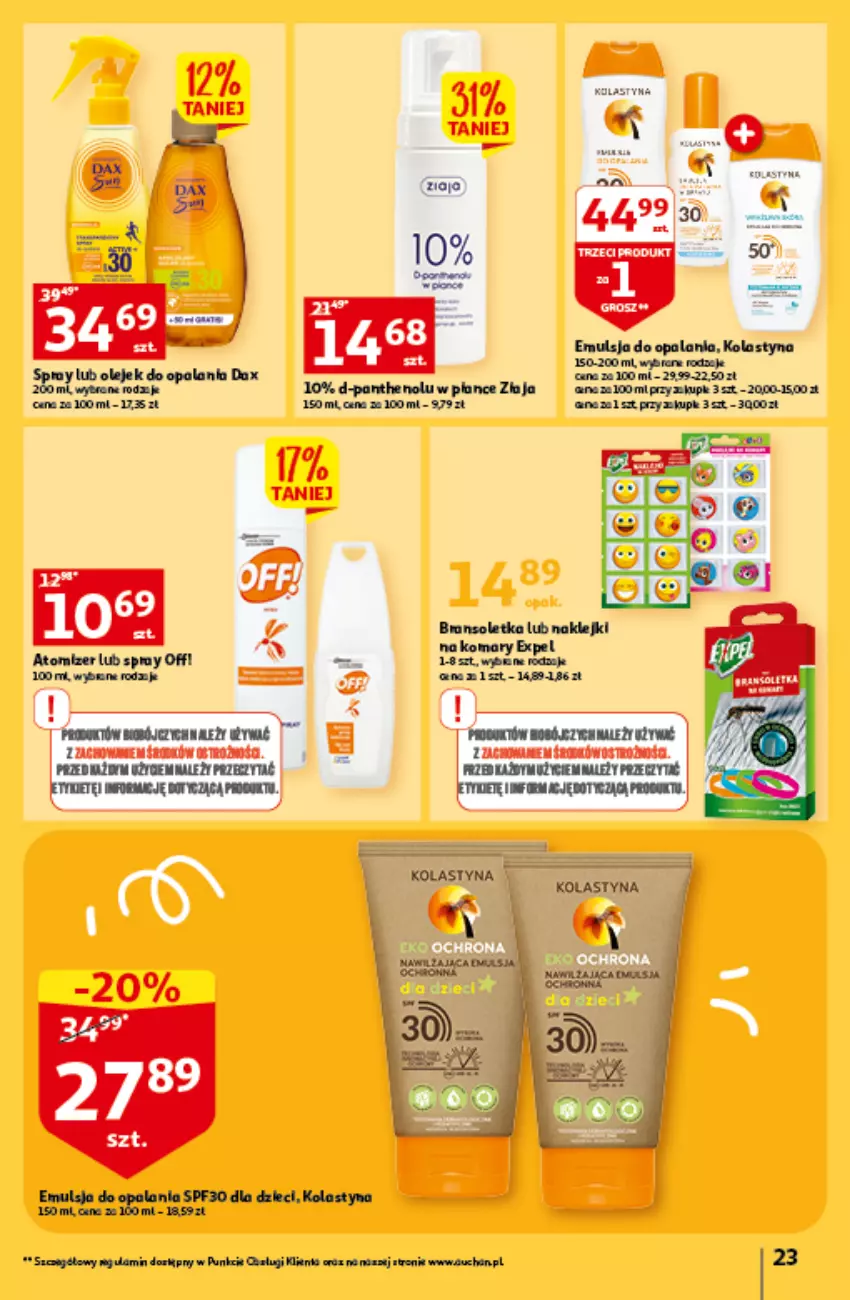 Gazetka promocyjna Auchan - Gazetka Czas na wypoczynek Hipermarket Auchan - ważna 09.06 do 14.06.2023 - strona 23 - produkty: Bransoletka, Dzieci, Emulsja, Gra, Klej