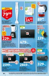 Gazetka promocyjna Auchan - Gazetka Czas na wypoczynek Hipermarket Auchan - Gazetka - ważna od 14.06 do 14.06.2023 - strona 28 - produkty: LED TV, Dzbanek filtrujący, Por, Noż, JBL, Dzbanek, Philips, Blender ręczny, Blender, Słuchawki, Czajnik, Mikrofon, Tefal, Słuchawki bezprzewodowe, Nike, Zelmer, Fa