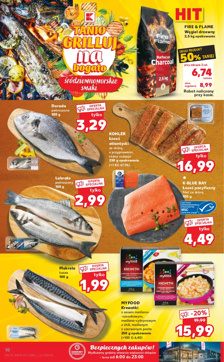 Gazetka promocyjna Kaufland - OFERTA TYGODNIA - ważna 13.05 do 19.05.2021 - strona 10 - produkty: Grill, Krewetki, Pesto, Piec, Sos, Tera, Tusz, Węgiel drzewny