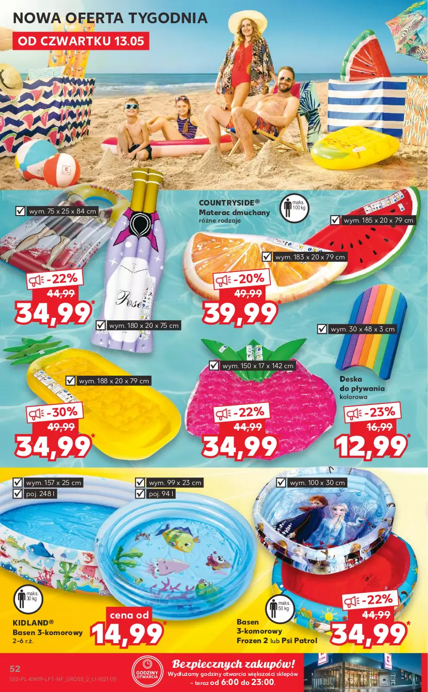 Gazetka promocyjna Kaufland - OFERTA TYGODNIA - ważna 13.05 do 19.05.2021 - strona 52 - produkty: Frozen, Materac, Materac dmuchany, Piec, Psi Patrol, Tera