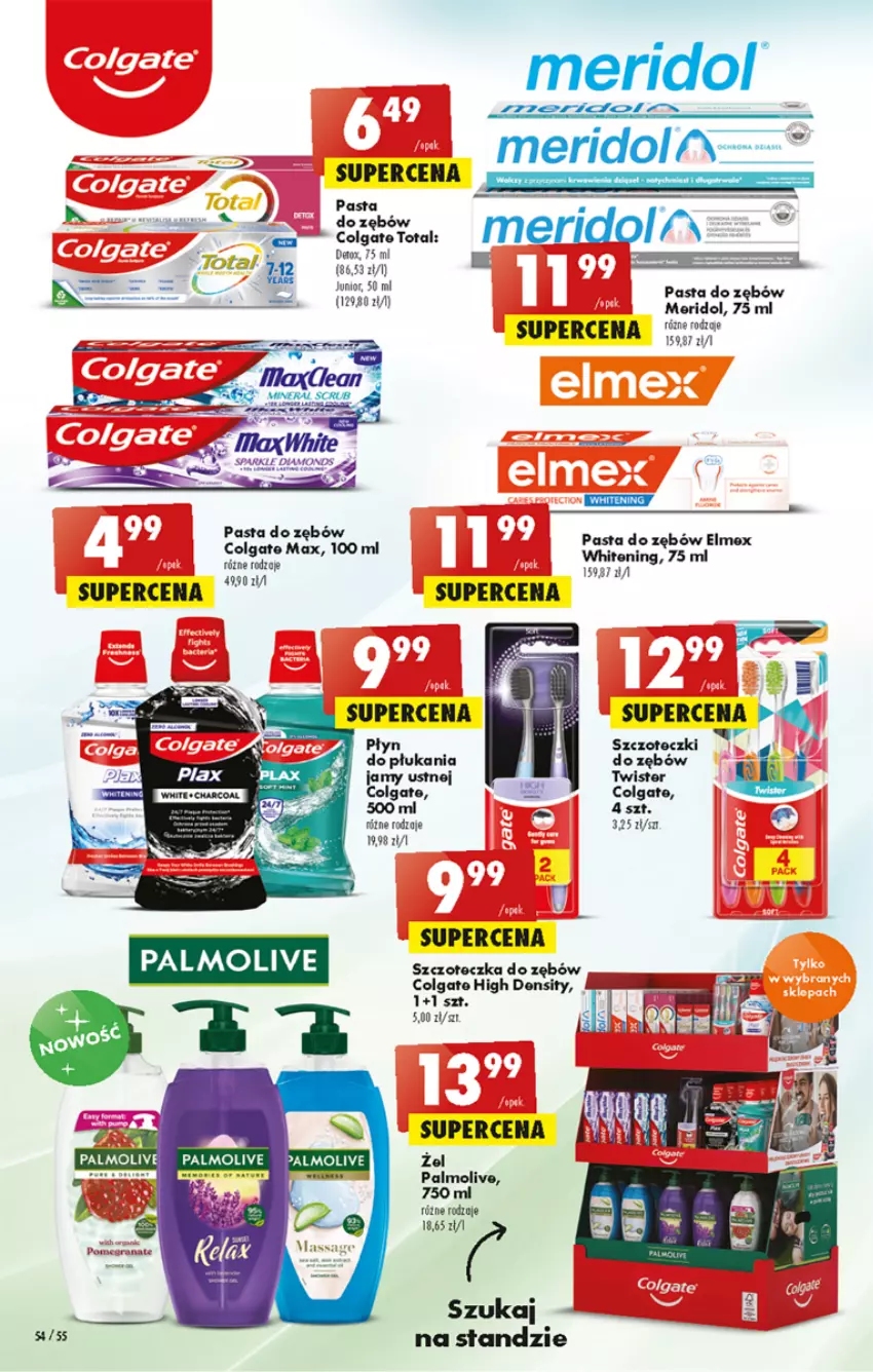 Gazetka promocyjna Biedronka - W tym tygodniu - ważna 10.11 do 16.11.2022 - strona 54 - produkty: Colgate, Colgate Total, Elmex, LG, Pasta do zębów, Szczoteczka