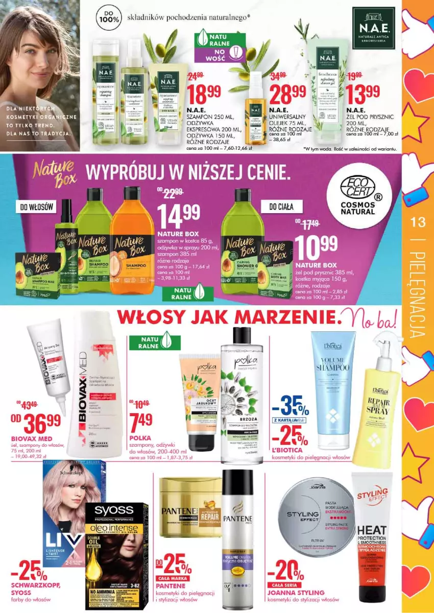 Gazetka promocyjna Super Pharm - Best Sellery - ważna 07.03 do 18.03.2021 - strona 13 - produkty: Odżywka, Olej, Pantene, Szampon, Woda