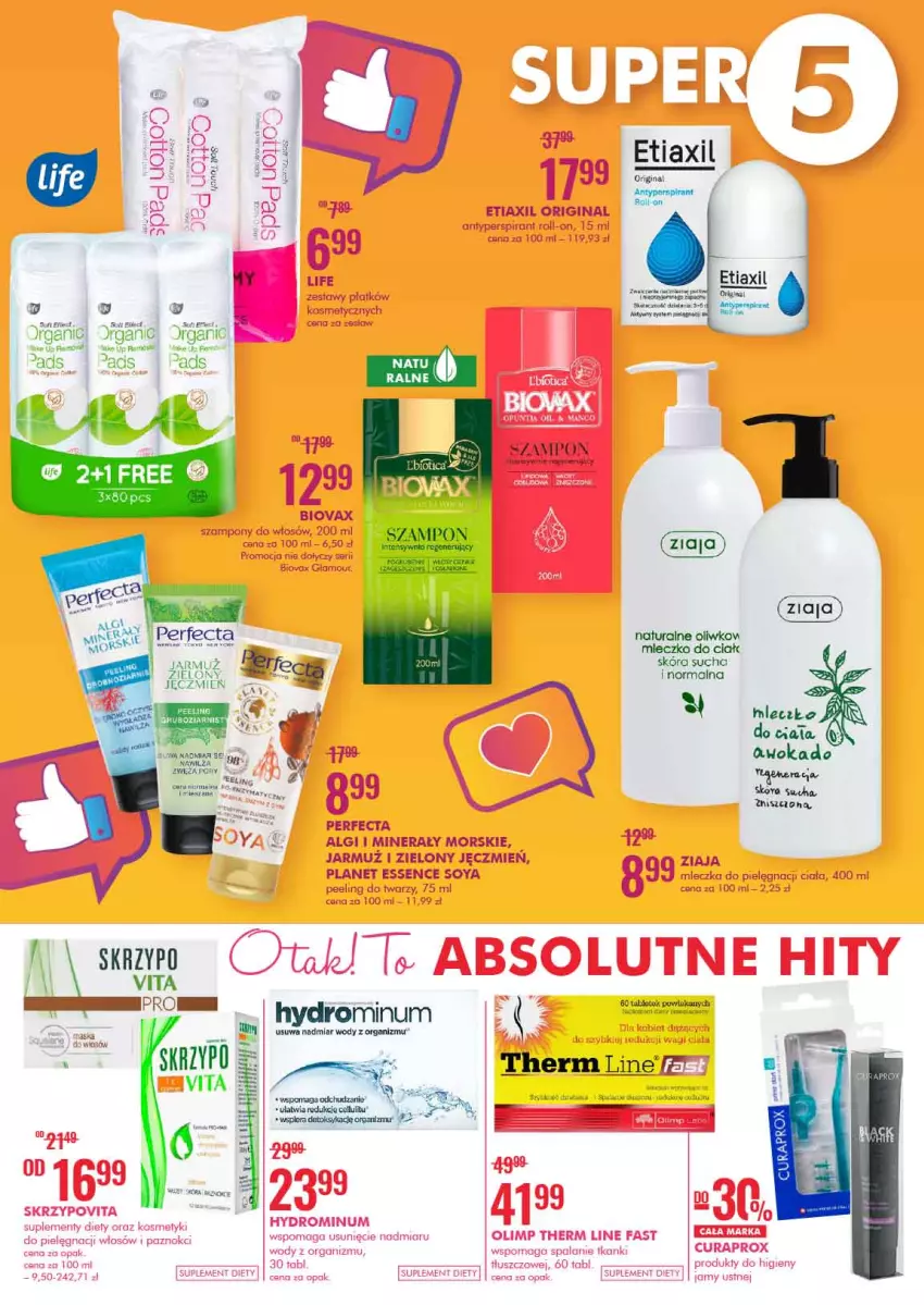 Gazetka promocyjna Super Pharm - Best Sellery - ważna 07.03 do 18.03.2021 - strona 2 - produkty: AEG, Fa, Gin, Halo, Miecz, Mleczko, Peeling, Perfecta, Por, Therm Line, Ziaja