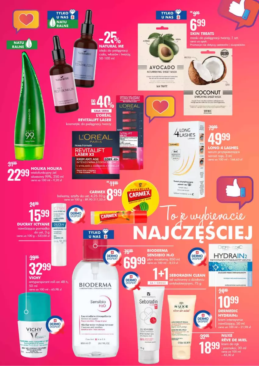 Gazetka promocyjna Super Pharm - Best Sellery - ważna 07.03 do 18.03.2021 - strona 4 - produkty: Avocado, Fa, LANA, LG, Nuxe, Rama, Rum, Seboradin, STP, Vichy