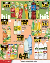 Gazetka promocyjna Topaz - Gazetka - Gazetka - ważna od 13.11 do 13.11.2024 - strona 28 - produkty: Top, Sok, Ser, Gin, Mirinda, Pepsi, Schweppes, Napój gazowany, Tymbark, Kubuś, Woda, Napój, Nektar, Hortex