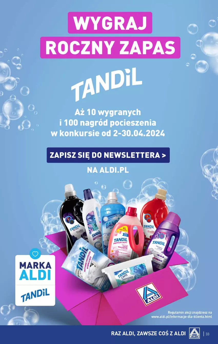 Gazetka promocyjna Aldi - Pełna oferta - ważna 08.04 do 13.04.2024 - strona 33