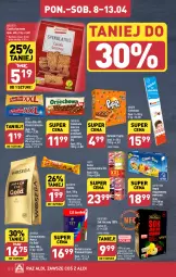 Gazetka promocyjna Aldi - Pełna oferta - Gazetka - ważna od 13.04 do 13.04.2024 - strona 12 - produkty: Ciastka, Sok, Prince Polo, Chałwa, Kawa mielona, Kawa, Herbata czarna, Czekolada mleczna, Tonik, Czekolada, Baton, Mocca Fix Gold, Napój niegazowany, Woseba, Herbata, Napój, Guma rozpuszczalna, Kinder