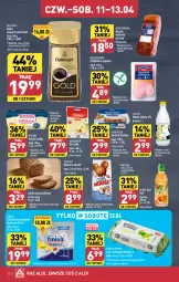 Gazetka promocyjna Aldi - Pełna oferta - Gazetka - ważna od 13.04 do 13.04.2024 - strona 20 - produkty: Polędwica, Kawa rozpuszczalna, Sok, Ser, Hofburger, Finish, Jaja, Tablet, Dallmayr, Kawa, Serek, Burger, Mysz, Boczek, Kubuś, Chleb, Zmywarki, Masło, Tabletki do zmywarki, Jaja z wolnego wybiegu, Mleko