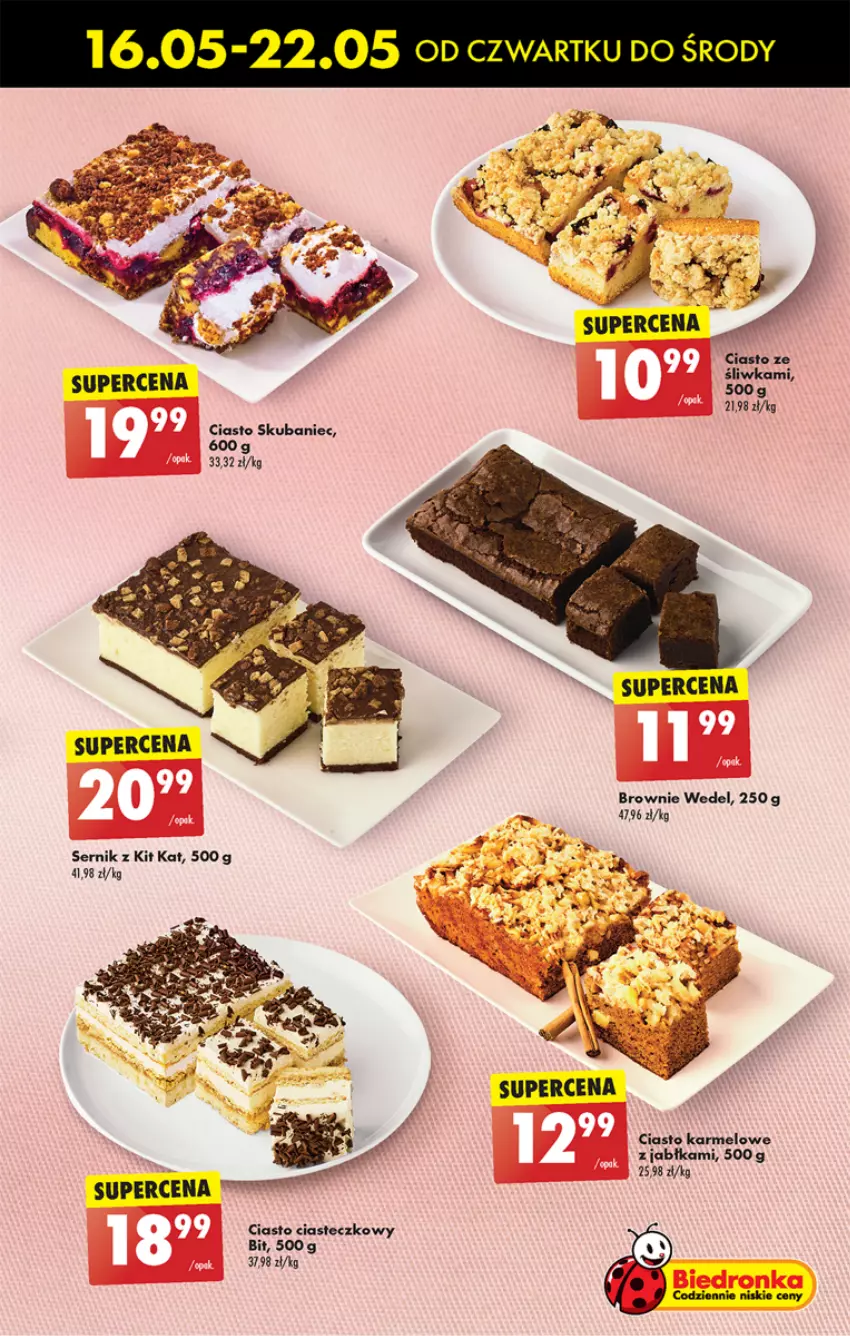 Gazetka promocyjna Biedronka - Od czwartku - ważna 16.05 do 22.05.2024 - strona 39 - produkty: Brownie, Dron, Jabłka, Kit Kat, Ser