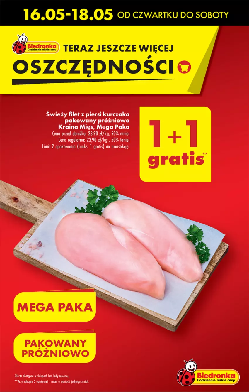 Gazetka promocyjna Biedronka - Od czwartku - ważna 16.05 do 22.05.2024 - strona 5 - produkty: Filet z piersi kurczaka, Gra, Kurczak, Tera, Tran