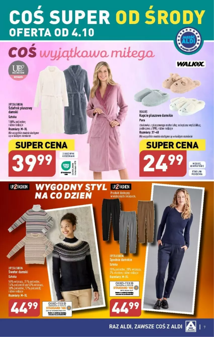 Gazetka promocyjna Aldi - ważna 04.10 do 07.10.2023 - strona 15 - produkty: Fa, Kapcie, LANA, Por