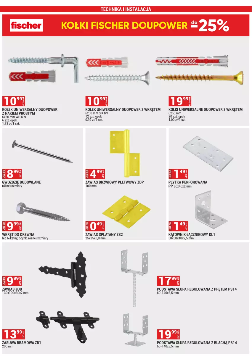 Gazetka promocyjna Merkury Market - ważna 01.06 do 30.06.2025 - strona 28 - produkty: Cynk, Drzwi, Płytka, Wkręt