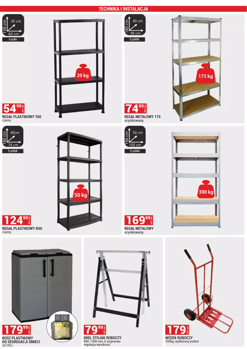 Gazetka promocyjna Merkury Market - ważna 01.06 do 30.06.2025 - strona 30 - produkty: Cynk, Kosz, Regał, Regał metalowy, Sok, Stojak, Top, Wózek