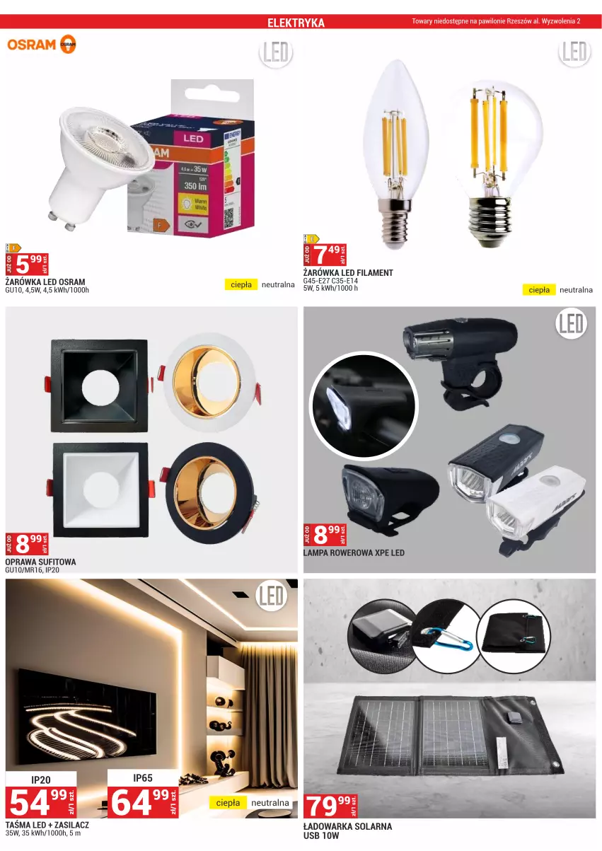 Gazetka promocyjna Merkury Market - ważna 01.06 do 30.06.2025 - strona 38 - produkty: Lampa, Rower, Warka