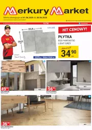 Gazetka promocyjna Merkury Market - Gazetka - ważna od 30.06 do 30.06.2025 - strona 1 - produkty: Gin, Płytka, Fanta, Gres, Cersanit, Fa