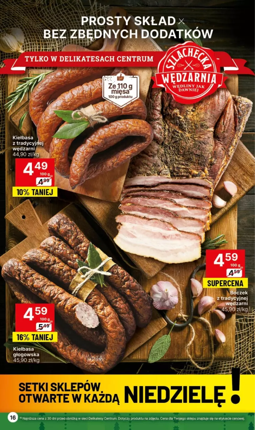 Gazetka promocyjna Delikatesy Centrum - Gazetka DC45 czw-sr - ważna 16.11 do 22.11.2023 - strona 16 - produkty: Kiełbasa, Oreo, Rum