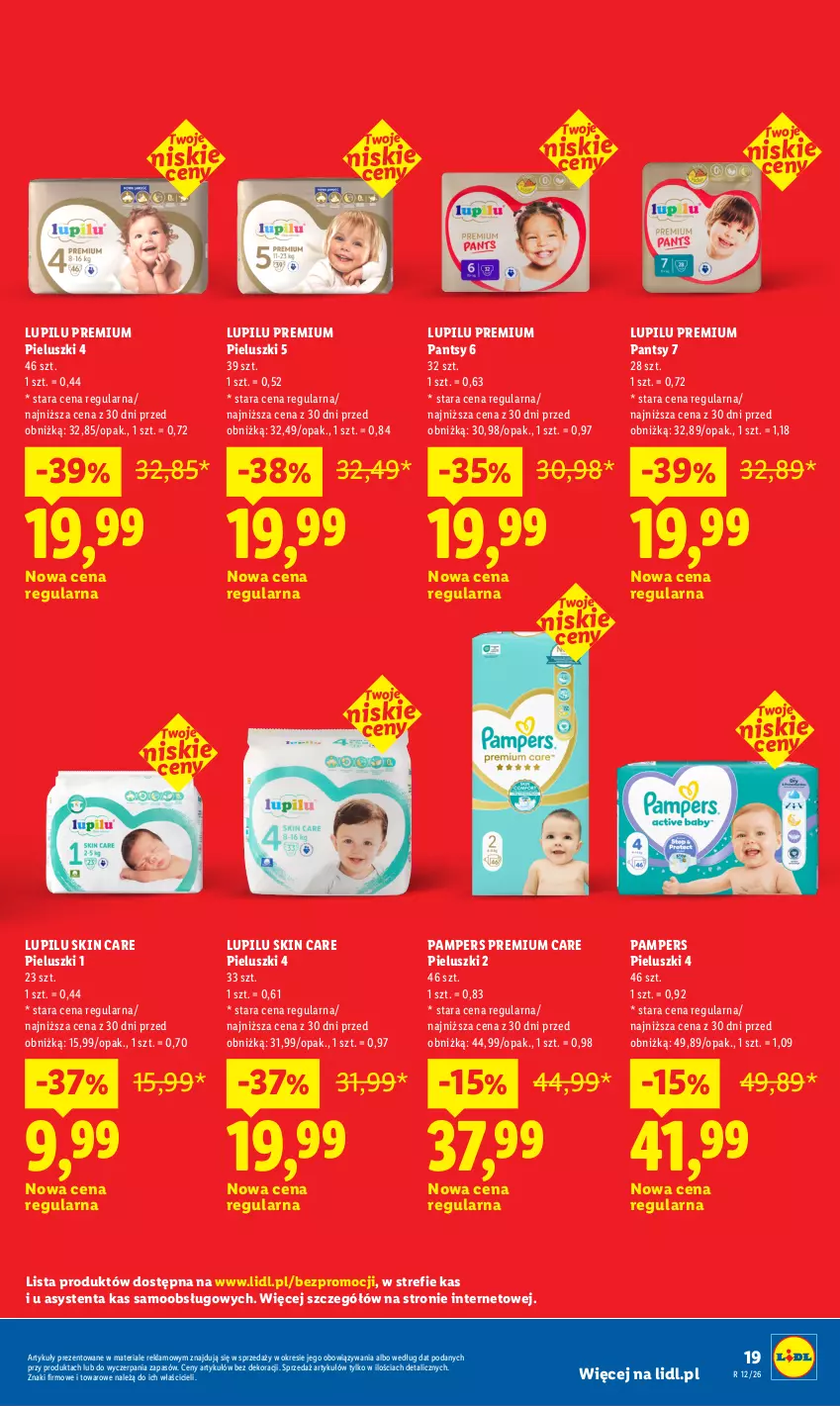 Gazetka promocyjna Lidl - Rewolucja cenowa! - ważna 23.05 do 01.07.2026 - strona 19 - produkty: Pampers