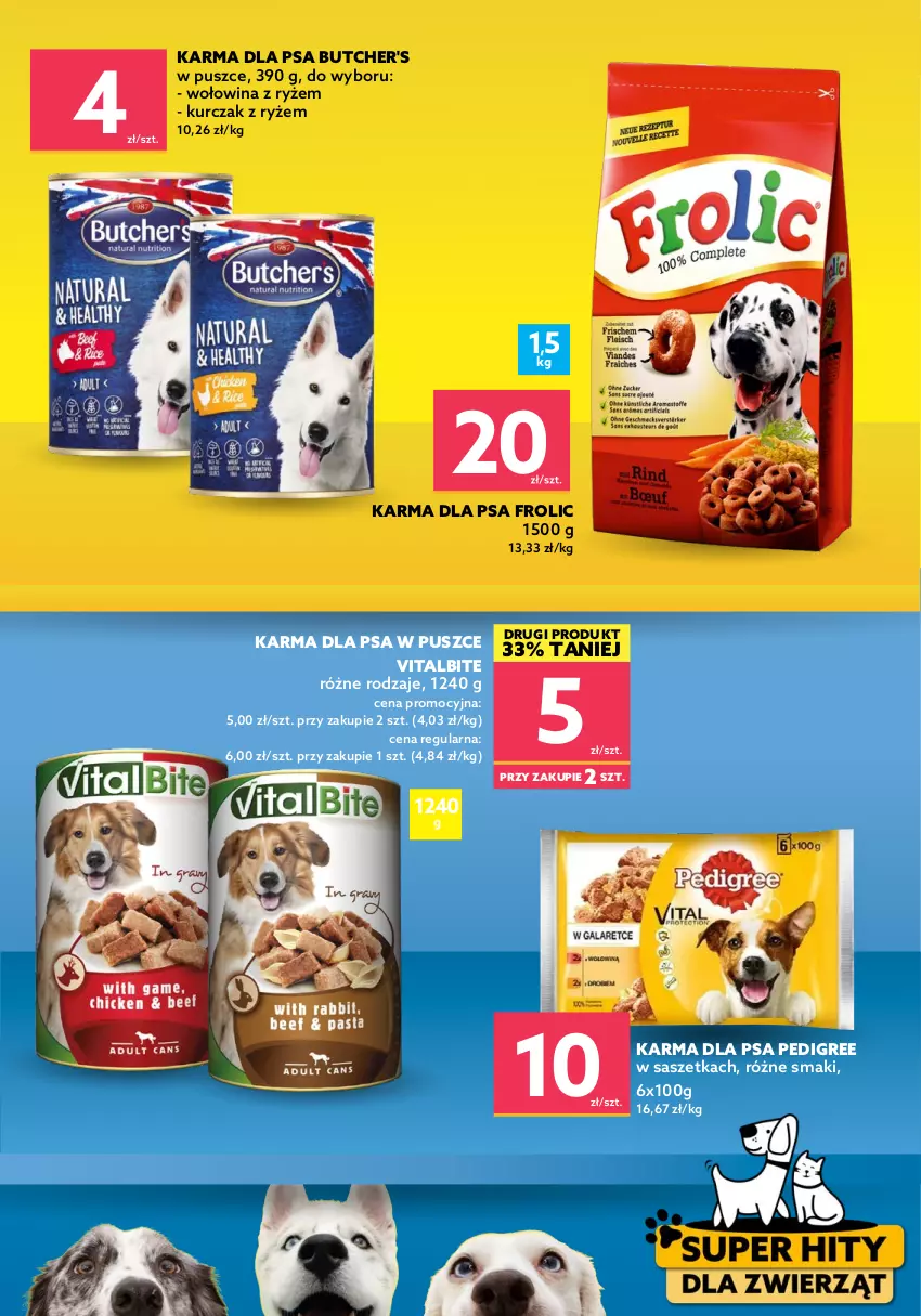 Gazetka promocyjna Dealz - Super hity dla zwierząt! - sprawdź ofertę - ważna 13.09 do 27.09.2021 - strona 4 - produkty: Butcher's, Kurczak, Pedigree, Ryż, Wołowina