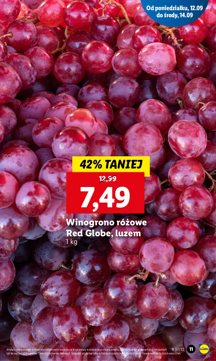 Gazetka promocyjna Lidl - GAZETKA - ważna 12.09 do 14.09.2022 - strona 11 - produkty: Wino