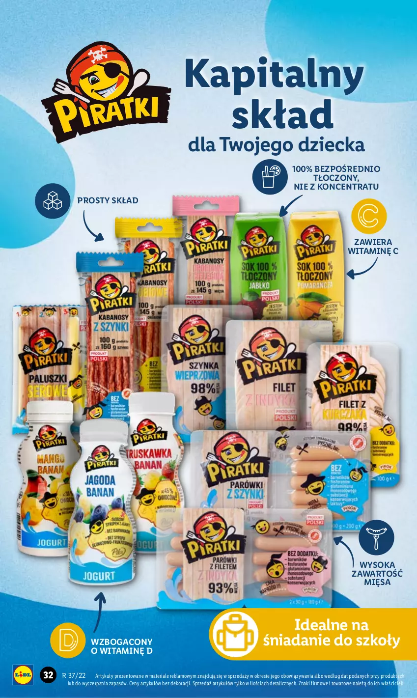 Gazetka promocyjna Lidl - GAZETKA - ważna 12.09 do 14.09.2022 - strona 34 - produkty: Sok